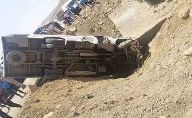 حادثة سير خطيرة بعد انقلاب حافلة ببوغار و الحصيلة 7 قتلى و 28 إصابة متفاوتة الخطورة