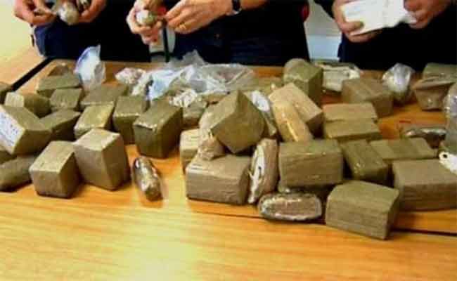 توقيف أربعة أشخاص و حجز أزيد من 842 كيلوغراما من الكيف المعالج بسطيف و تلمسان