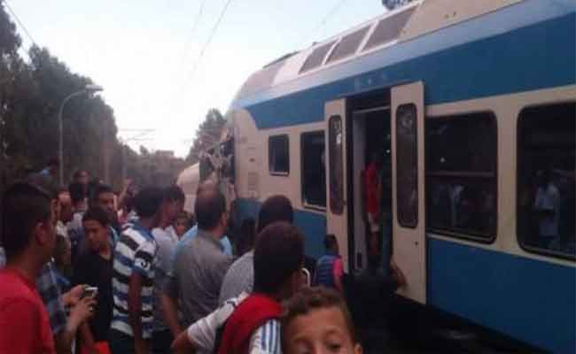 احتمال خطأ بشري هو سبب حادث اصطدام قطارين ببودواو ببومرداس