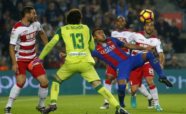 برشلونة يفوز بصعوبة على غرناطة