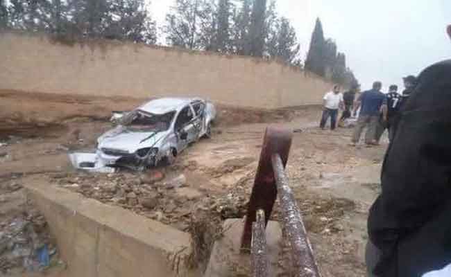 عثرت عناصر الحماية المدنية على جثة امرأة جرفتها سيول الأمطار في مدينة الشريعة بتبسة