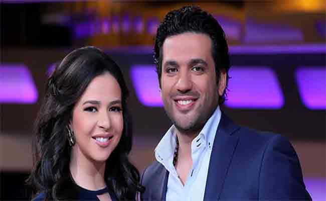 ايمي سمير غانم و حسن الرداد يعقدان قرانهما و الزفاف غدا