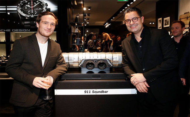 911 Soundbar : مكبرات للصوت بثمن 2900 يورو على شكل عادم لسيارة بورش