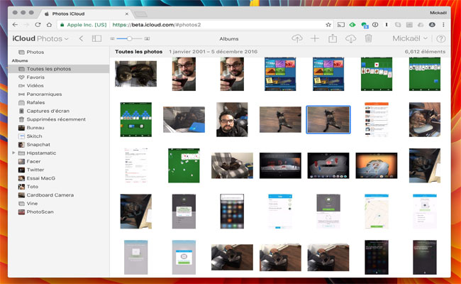واجهة جديدة بميزات جديدة للخدمة iCloud من آبل