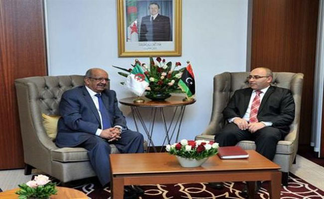 استقبال مساهل لوفد ليبي هام يضم مسؤولين عن منطقة مصراتة