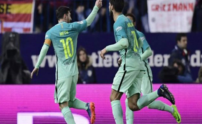 برشلونة يسقط أتلتيكو مدريد بميدانه