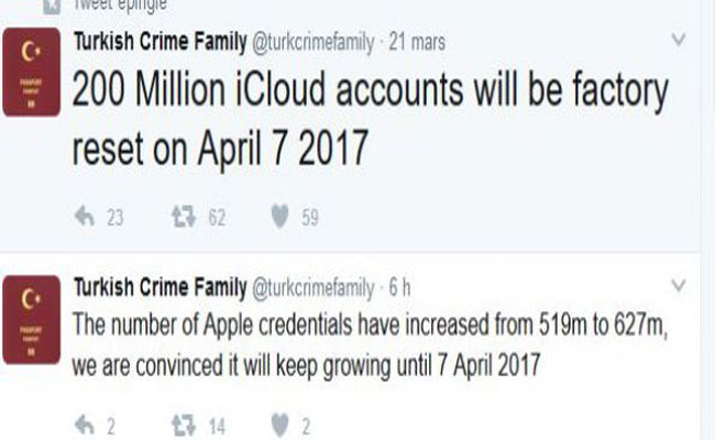 مجموعة من الهاكرز تدعي استلائها على ملايين الحسابات iCloud وتطالب أبل بفدية