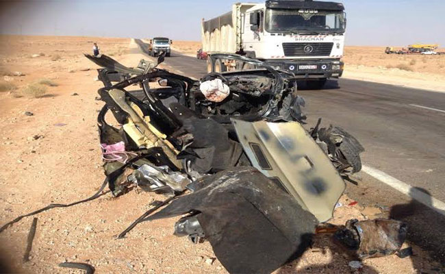 حادث مرور مميت يخلف 5 قتلى بالقرب من بريان بغرداية