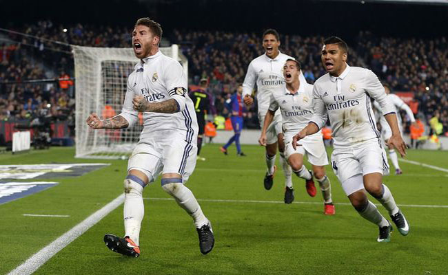راموس يقود ريال مدريد لصدارة الليغا