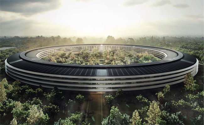 Apple Park: فيديو من الجو للمبنى الضخم من أبل