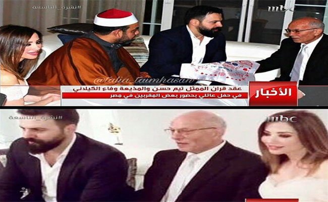 تيم حسن ووفاء الكيلاني يدخلان القفص الذهبي
