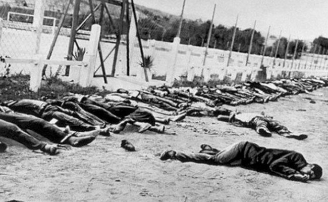 مسيرة من النساء ترتدين الملاءة السوداء بقالمة تخليدا للذكرى الـ72 لمجازر 8 مايو 1945