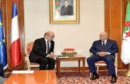 العلاقات الجزائرية ـ الفرنسية : استقبال الوزير الأول عبد المجيد تبون لوزير خارجية فرنسا