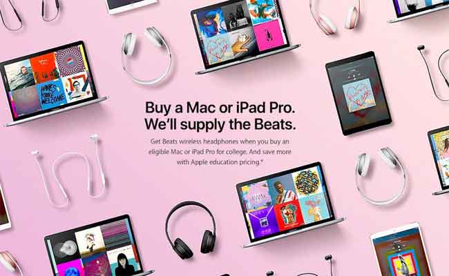 عرض خاص بالطلاب...سماعات Beats مجانية من أبل