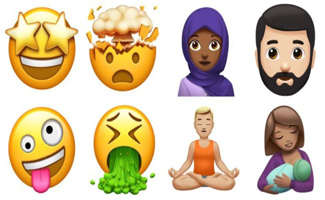 أبل تكشف عن قائمة جديدة من الرموز التعبيرية