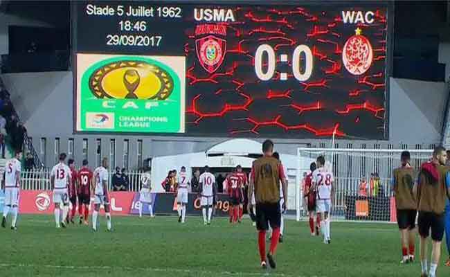 اتحاد العاصمة يتعادل سلبيا مع الوداد