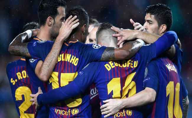 برشلونة ينتصر على أولمبياكوس