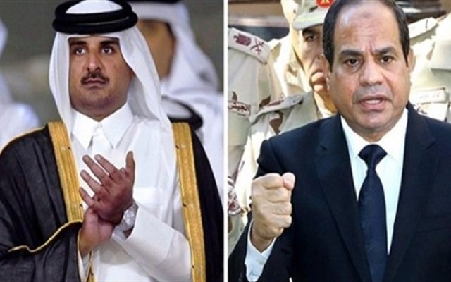 دبلوماسي مصري يهتف تحيا فرنسا وتسقط قطر