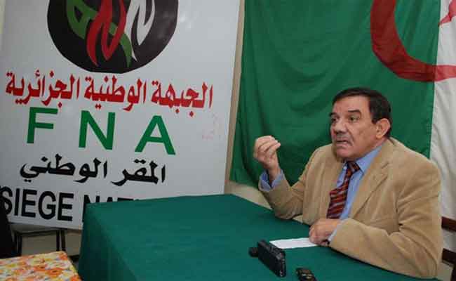 رئيس الجبهة الوطنية الجزائرية تواتي يعتبر أن