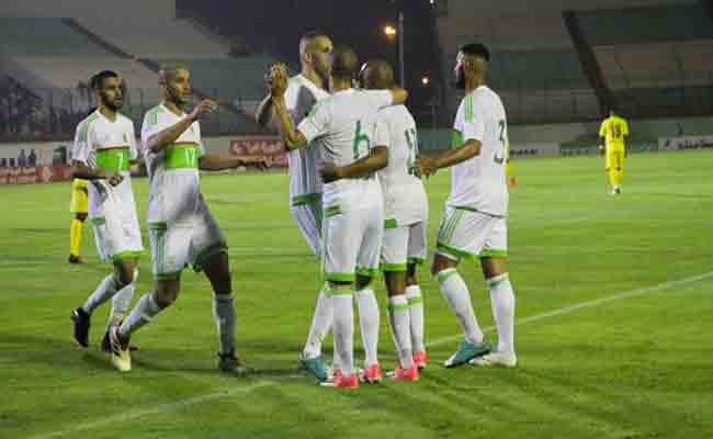 الخضر يسحقون افريقيا الوسطى بثلاثية