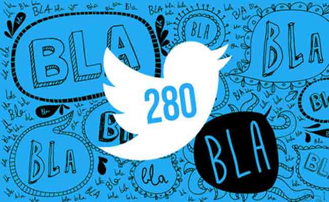 تويتر ينتقل إلى 280 حرف رسميا