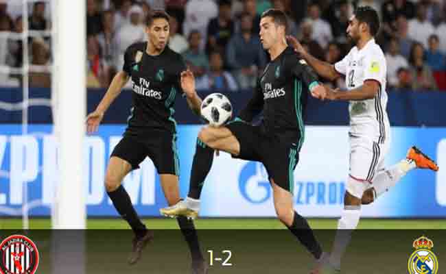 ريال مدريد يتأهل بصعوبة لنهائي المونديال