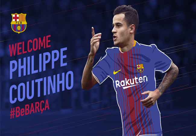أخيرا.. برشلونة يتعاقد مع كوتينهو