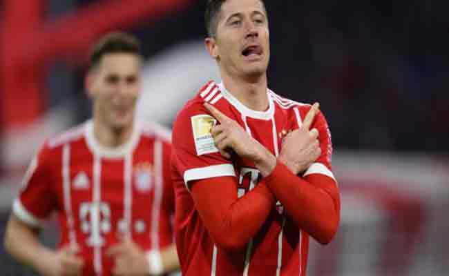 ليفاندوفسكي يرشح السيتي للقب دوري الأبطال