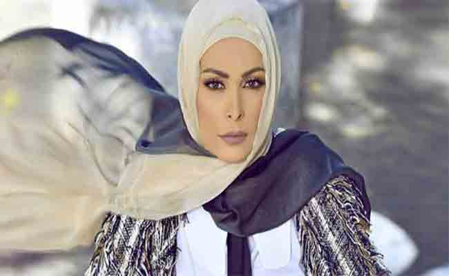 أمل حجازي برفقة أطفالها في