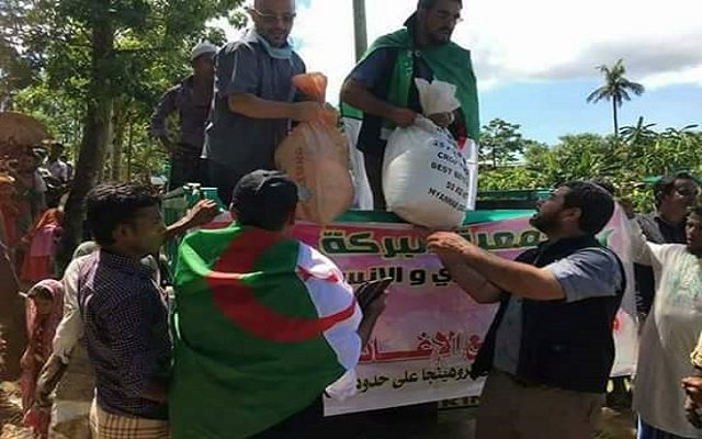 قافلة إنسانية جزائرية للاجئي الروهينغا....