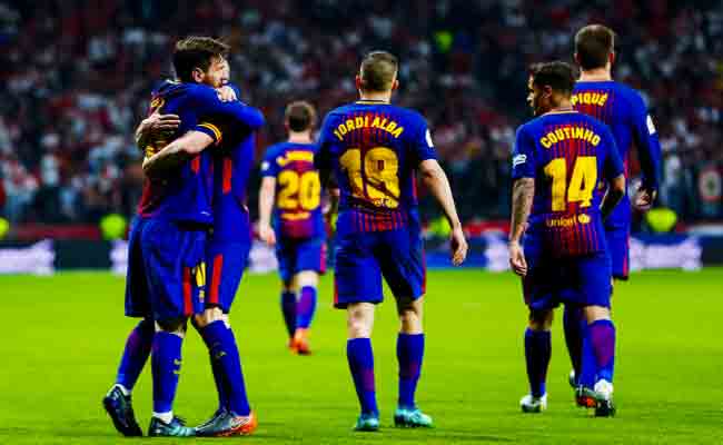 برشلونة يتوج بلقب كأس الملك