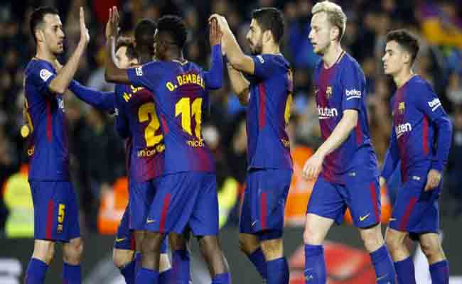 برشلونة يقترب من انجاز تاريخي