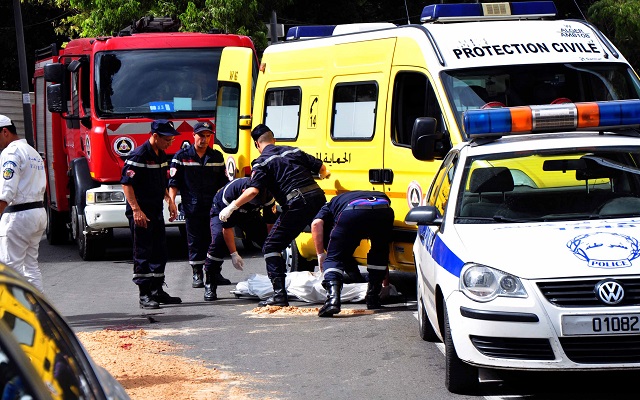 الحماية المدنية / شاحنة تابعة للجيش تقتل مواطنين ووفاة ثلاثة أشخاص جرفتهم السيول