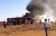 نشوب حريق بمستودع مؤسسة خاصة للنقل يتسبب في احتراق 5 حافلات بتمنراست