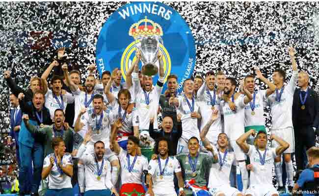 ريال مدريد يتوج بلقب دوري الأبطال