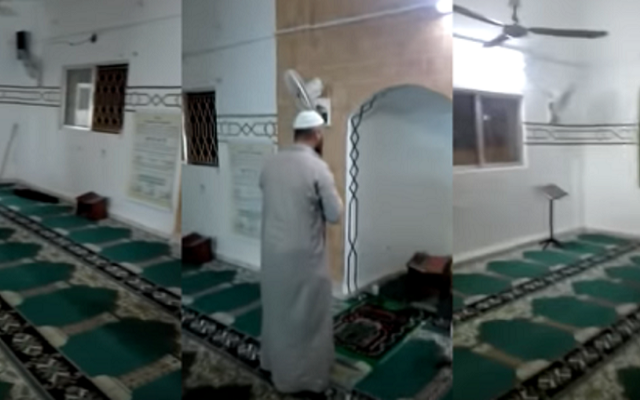 لهذا السبب إمام مسجد يكمل صلاة التراويح وحيدًا