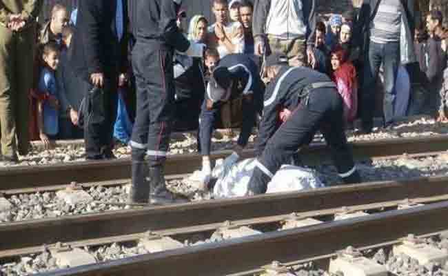 مصرع شاب دهسه قطار كوراديا بمنطقة حي السلام بالشلف