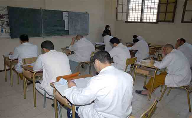 استعداد 4391 محبوس مرشح لاجتياز امتحان شهادة البكالوريا (دورة يونيو 2018)