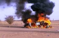 مقتل 4 أشخاصا تفحما داخل سيارة بالجلفة