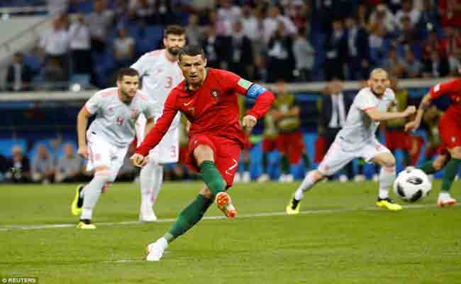 تعادل مثير بين البرتغال واسبانيا