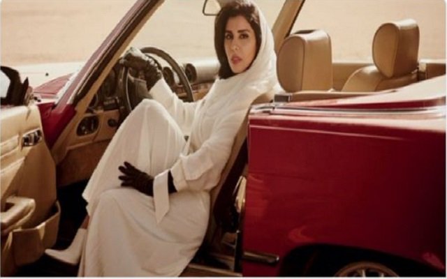 لأول مرة أميرة سعودية على غلاف المجلة المثيرة 