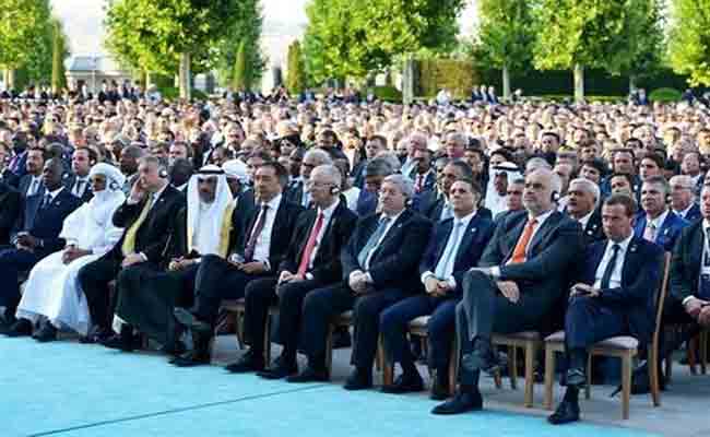 مشاركة أويحيى في مراسم أداء اليمين الدستورية للرئيس التركي