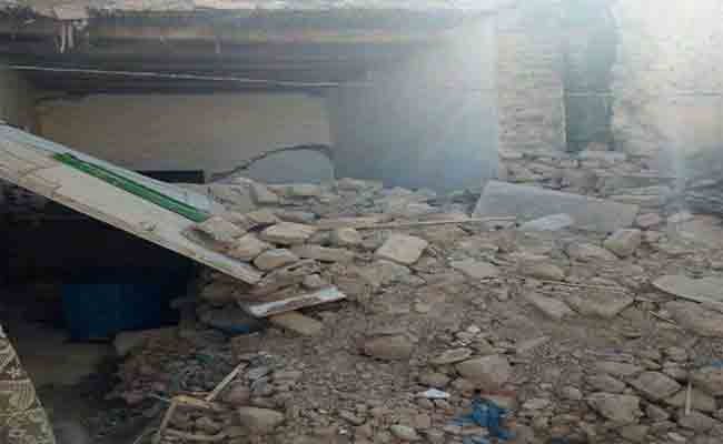 سقوط جزء من بيت يخلف مقتل رضيع ببوسعادة بالمسيلة