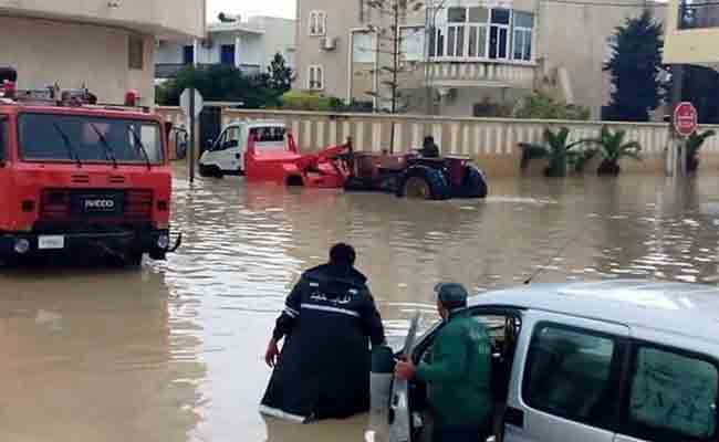 الحماية المدنية بوهران قامت بـ20 تدخلا على إثر الأمطار الغزيرة