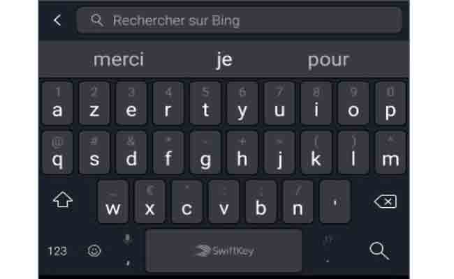 لوحة المفاتيح Swiftkey تقدم الآن شريط بحث Bing