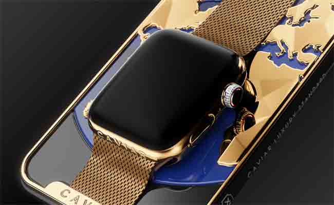 21050 دولار هو سعر الإصدار كافيار من اي فون XS ماكس والأبل واتش
