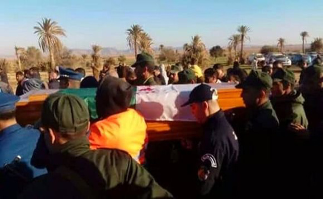 تشييع جثمان عياش محجوبي إلى مثواه الأخير بمقبرة قرية
