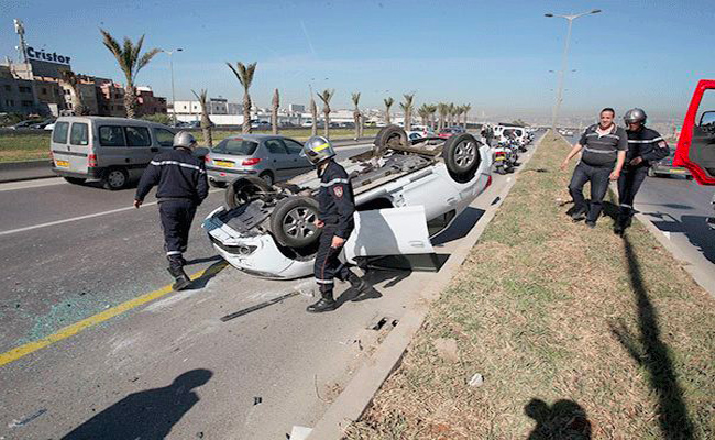 حوادث المرور تتراجع بنسبة 8،35 بالمائة خلال 2018