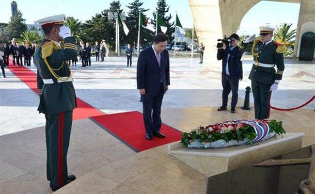 ترحم الوزير الأول لكوريا الجنوبية على أرواح شهداء الثورة التحريرية