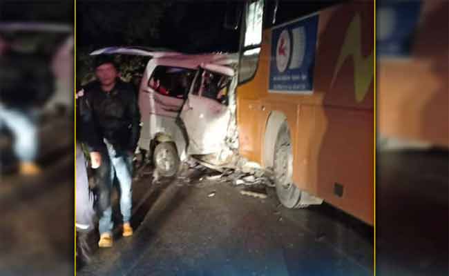 اصطدام حافلتين يخلف 7 قتلى و جريحا بحجوط بتيبازة
